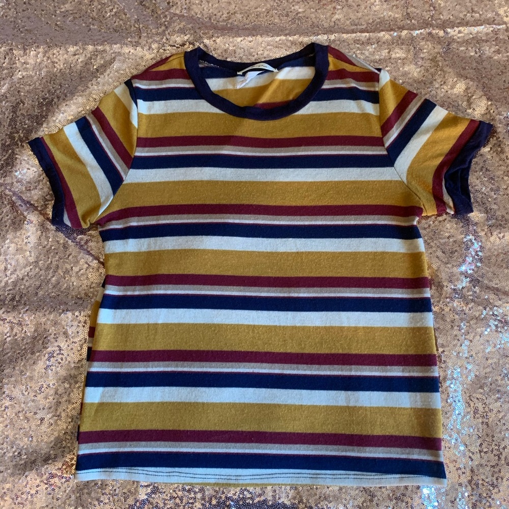 Multi color, striped, t-shirt